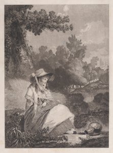 Pauvre Annette door Philibert Louis Debucourt