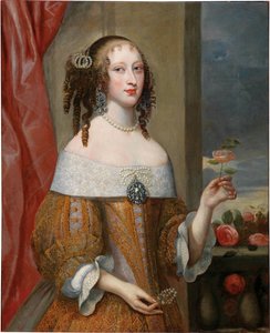 Portret van Prinses Henriette Adelaide van Savoye 1636-1676, Keurvorstin van Beieren