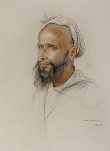 Portret van een Arabier door Philip Alexius de Laszlo