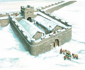 Winshields Milecastle, Muur van Hadrianus, Northumberland, 2007