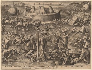 Moed door Philip Galle after Pieter Bruegel the Elder