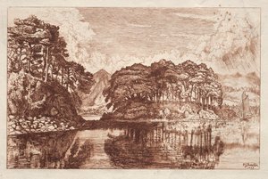 Het Meer door Philip Gilbert Hamerton