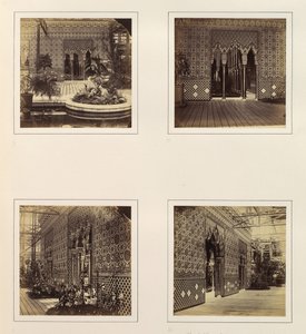 Alhambra Hof Gevel naar het Schip, Ingang naar de Alhambra Hof, Zijaanzicht