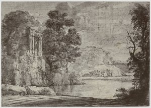 Claude [Lorrain], Avond door Philip Henry Delamotte