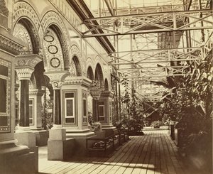 Sydenham: Crystal Palace, ingang naar de Byzantijnse hof, 1854