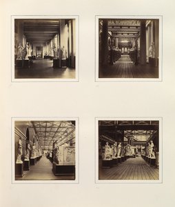 [Zichten van Griekse Beeldhouwkunst Hof inclusief Buste van Minerva], ca. 1859 door Philip Henry Delamotte.