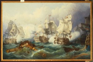 De slag bij Trafalgar