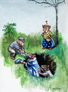 Stadsmuis en plattelandsmuis door Philip Mendoza