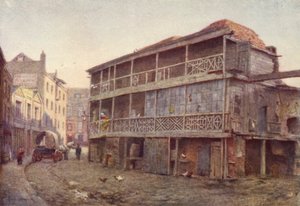 Laatste van Kings Head Inn, Southwark, 1884 door Philip Norman