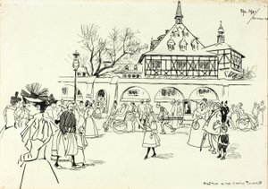 Schets in de Midway Plaisance