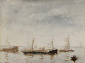 (aquarel op papier) door Philip Wilson Steer
