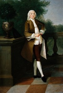 Portret van Mr. Nevel door Philip van Dyck