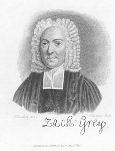 Dr. Zachary Grey, Engelse priester en schrijver (gravure)