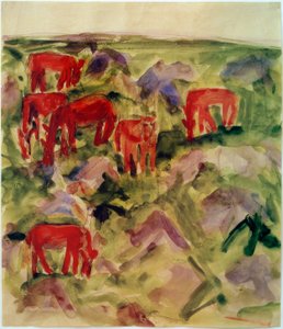 Rode paarden door Philipp Bauknecht