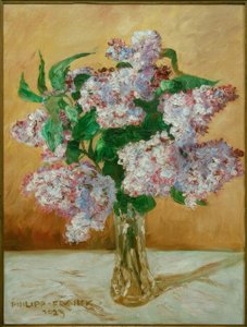 Syringa in een Glazen Vaas