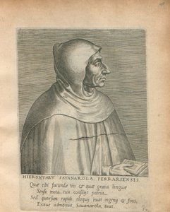 Girolamo Savonarola door Philipp Galle