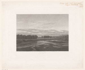 Gezicht op de Elbe door Philipp Veith