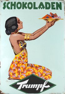 Trumpf Chocolade Bord, 1920s