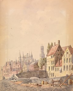 Brugge door Philippe Auguste de Peellaert