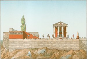 Tempel van Cora, gerestaureerd door Labrouste door Philippe Benoist
