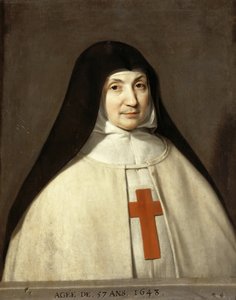 Portret van Angélique Arnauld 1591-1661, abdis van de Abdij van Port-Royal