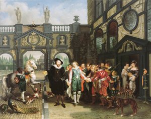 Het afscheid van Van Dyck, 1814