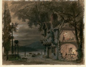 Decorontwerp voor opera Rigoletto van Giuseppe Verdi