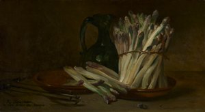 Stilleven met asperges, ca. 1880
