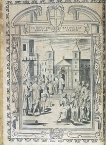 Plaat van Statuten van de Orde van Malta 