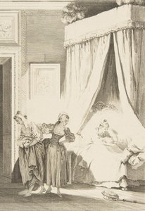 La Gageure des trois Commeres: La Servante, uit Contes et nouvelles en vers, gepubliceerd in 1795