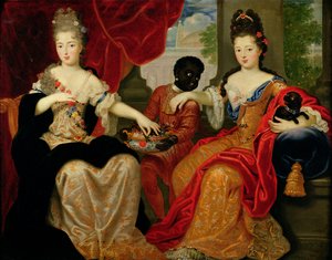 Portret van Francoise-Marie de Bourbon (1677-1749) en Louise-Francoise de Bourbon (1673-1743)