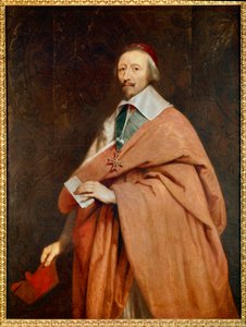 Armand Jean du Plessis, Kardinaal de Richelieu (1585-1642): portret door het atelier van Philippe de Champaigne (1602-1674) door Philippe de (studio of) Champaigne