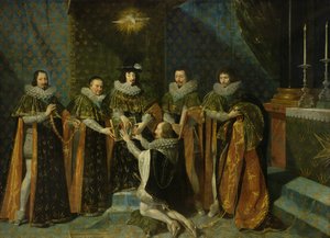 Lodewijk XIII (1601-43) ontvangt Henri d