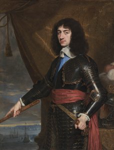 Portret van koning Karel II van Engeland, 1653 door Philippe de Champaigne