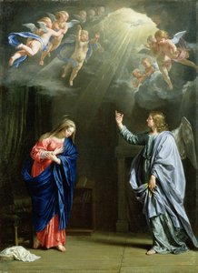 De Annunciatie door Philippe de Champaigne