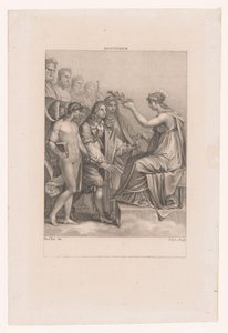 Apotheose van Jean Racine door Philippus Velijn