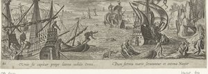 Oestervangst door Philips Galle (attributed to workshop of)