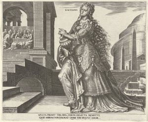 Maria Magdalena door Philips Galle