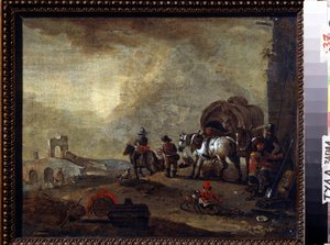 Reizigers onderweg