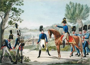 De nieuwe Keizerlijke Koninklijke Oostenrijkse Pontonniers na de Napoleontische oorlogen, c.1820 door Phillip von (after) Stubenrauch