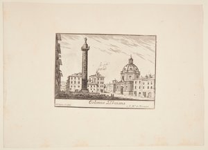 Deens: Zuil van Trajanus. 1. Kerk van S. Maria de Fornari