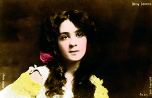 Daisy Jerome, actrice, begin 20e eeuw