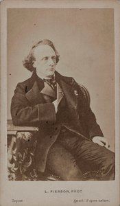 Portret van de pianist en componist Henry Litolff 1818-1891