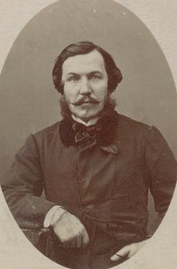 Portret van pianist en componist Alfred Quidant 1815-1893 door Photo studio Nadar.