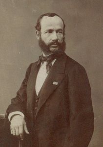 Portret van de violist en componist Henri Vieuxtemps 1820-1881, 1870s