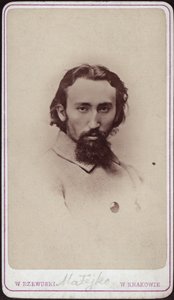 Portret van Jan Matejko 1838-1893, ca. 1880 door Photo studio Waleri Rzewuski.