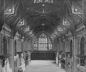 Interieur van de Guildhall, City of London, c1904 1906
