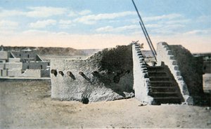 Estufa Gebouw, New Mexico, ca. 1920 (foto)