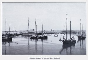 Parelboten voor anker, Port Hedland