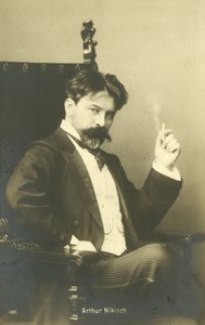 Arthur Nikisch, Hongaars dirigent (z/w foto)